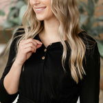 Lydia Button Front Maxi Dress | Milk & Baby