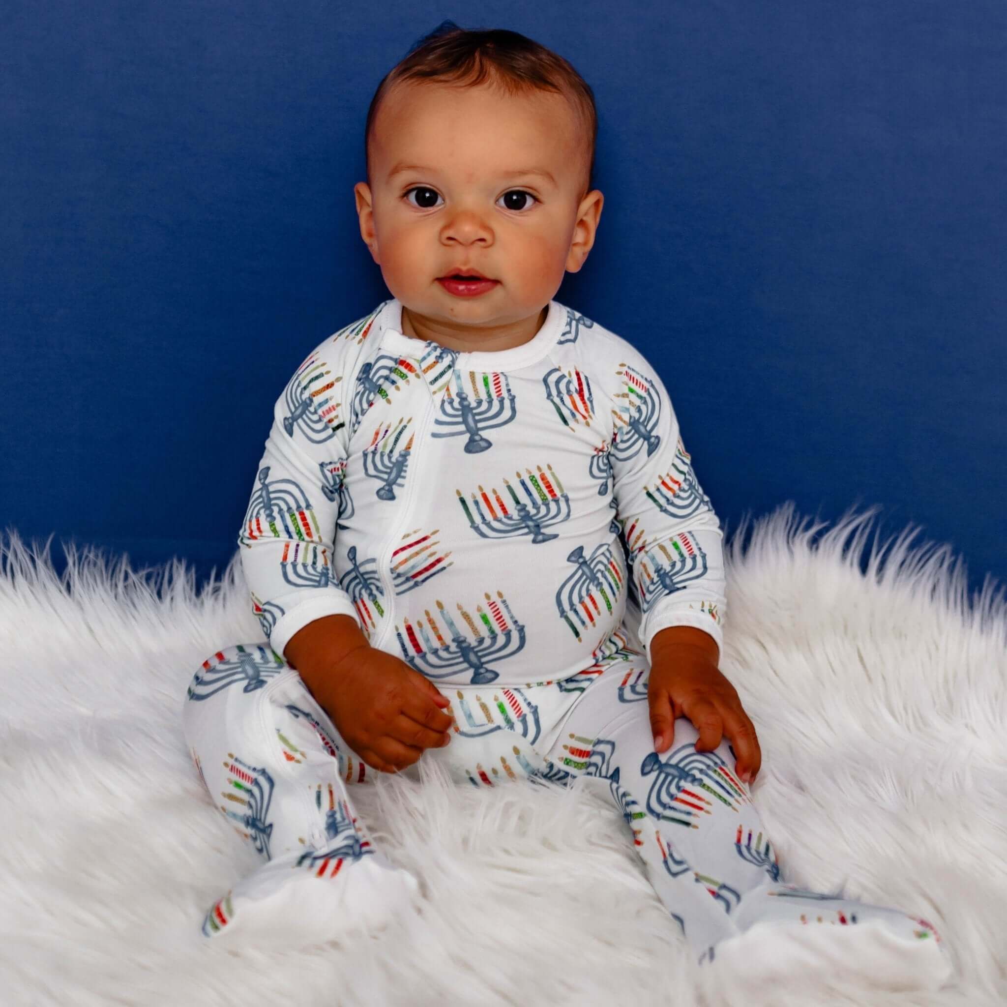 Magical Menorahs Footie | Milk & Baby