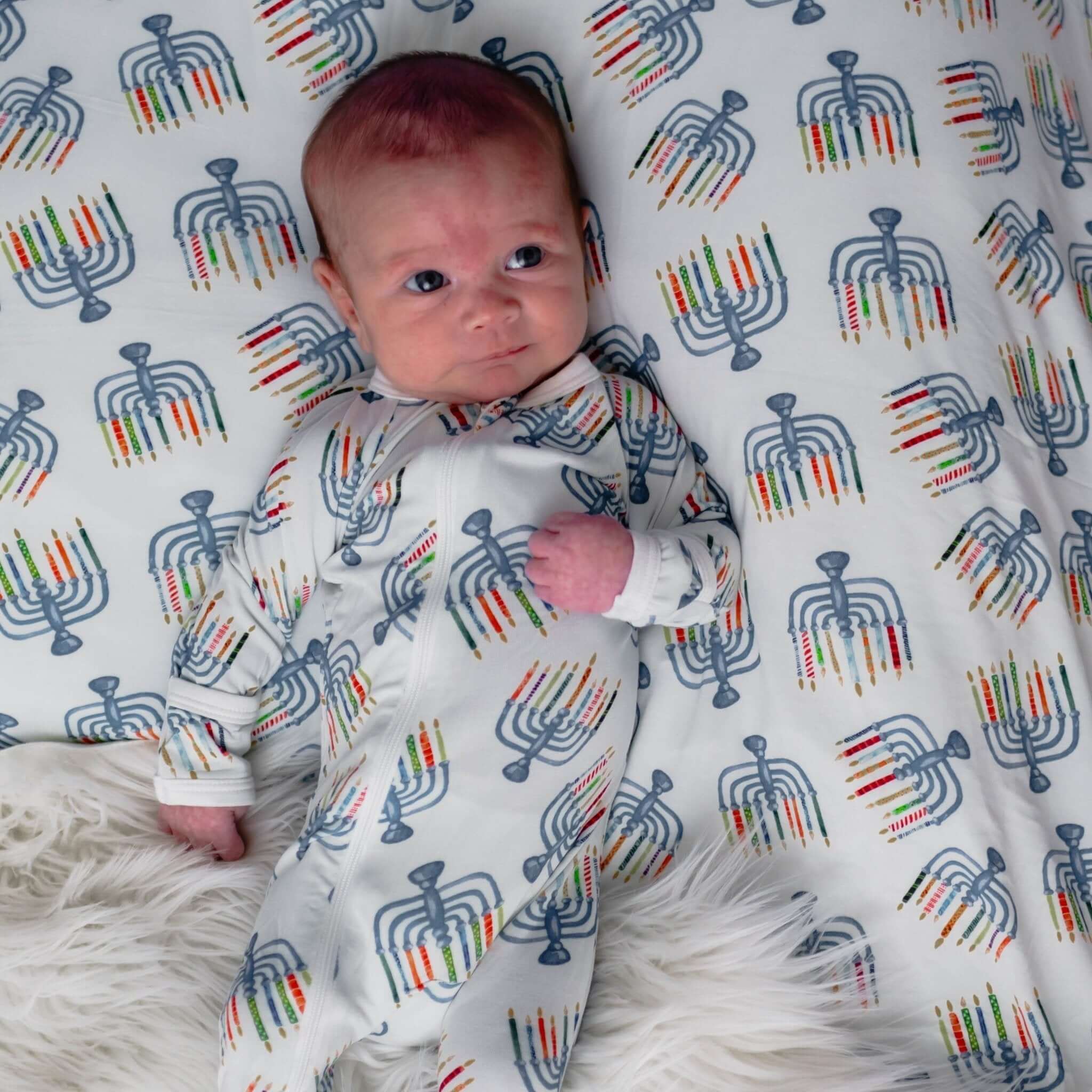 Magical Menorahs Footie | Milk & Baby