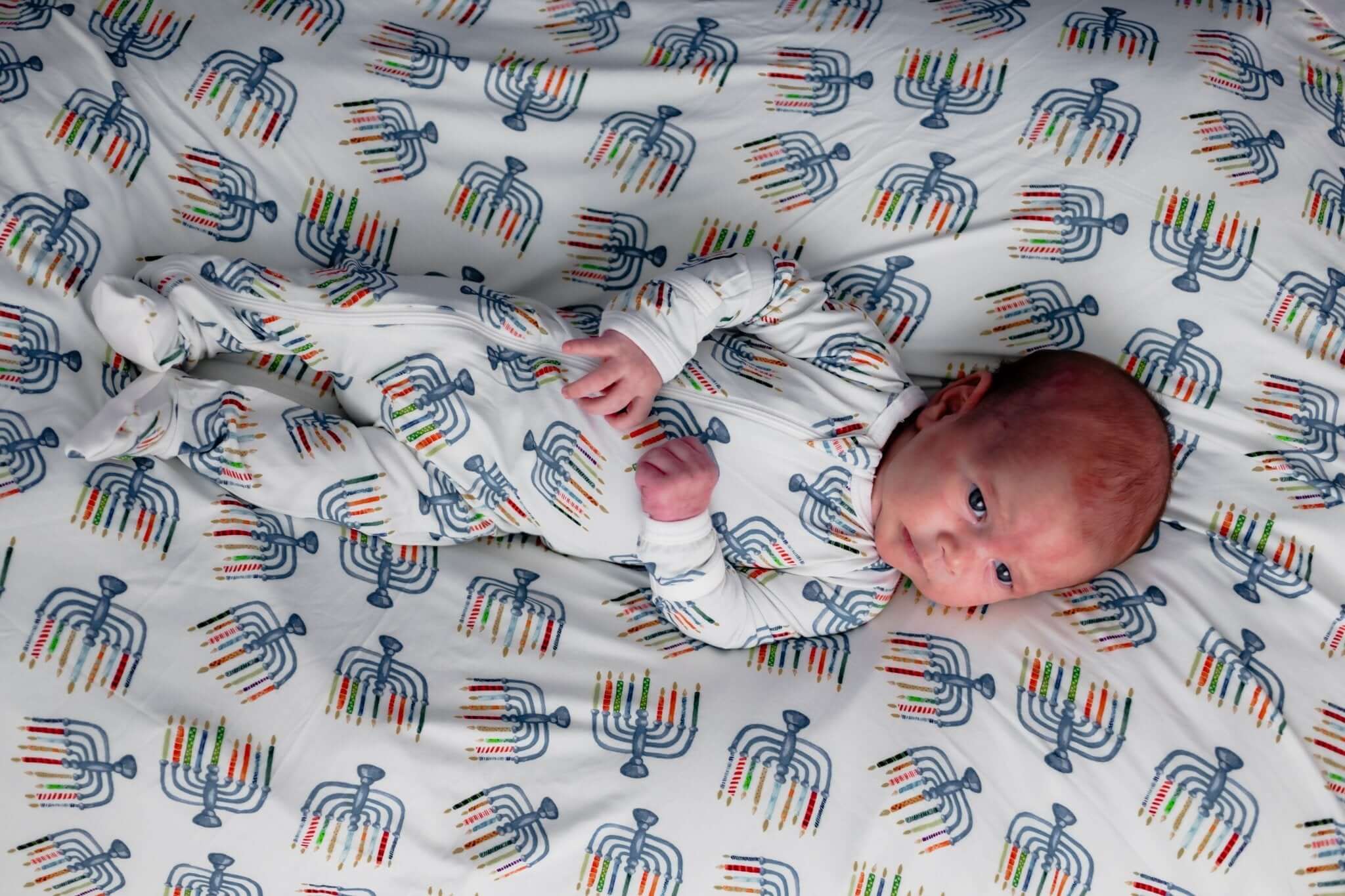 Magical Menorahs Footie | Milk & Baby