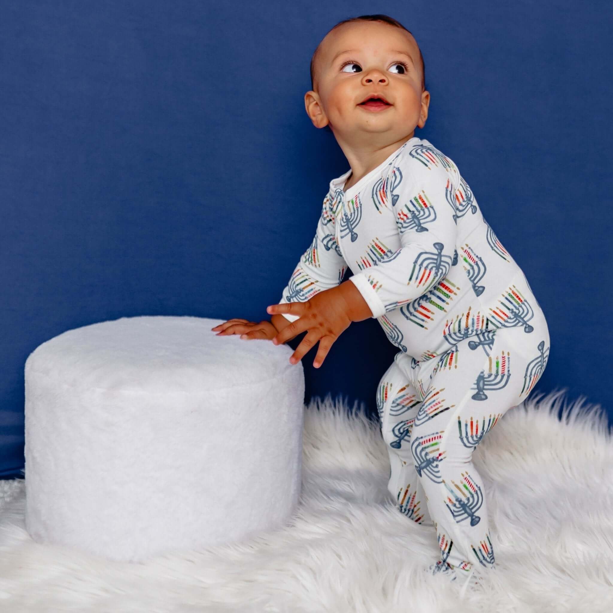 Magical Menorahs Footie | Milk & Baby