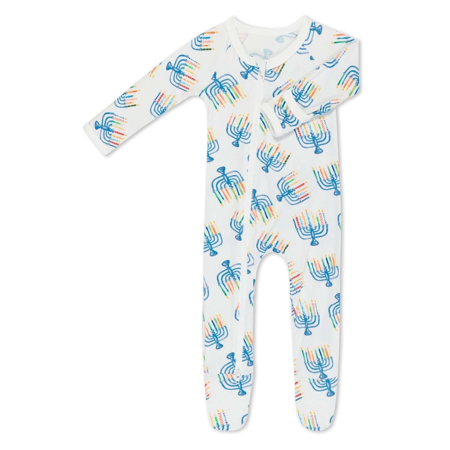 Magical Menorahs Footie | Milk & Baby