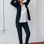 Slim Leg Maternity Work Pants in Black | Milk & Baby