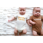 Meatball Organic Cotton Baby Onesie | Milk & Baby