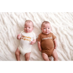 Meatball Organic Cotton Baby Onesie | Milk & Baby