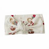 Merry & Bright head wrap with extra spacing