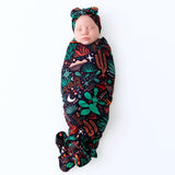 The Forever Swaddle Blanket | Desert Cactus (Midnight) | Milk & Baby