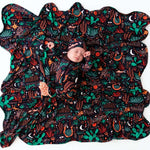 The Forever Swaddle Blanket | Desert Cactus (Midnight) | Milk & Baby