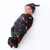 The Forever Swaddle Blanket | Desert Cactus (Midnight) | Milk & Baby