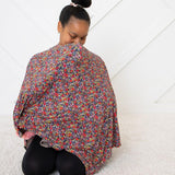 Midnight Petals Nursing Cover | Milk & Baby