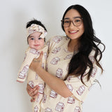 Milk | Bamboo Zip Pajamas
