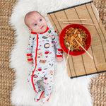 Miso Cute Footie | Blue | Milk & Baby