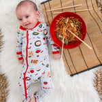 Miso Cute Footie | Blue | Milk & Baby