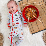 Miso Cute Footie | Blue | Milk & Baby