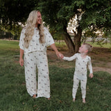 Mallard | Women's Bamboo Crop Tee Lounge Set