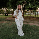 Mallard | Women's Bamboo Crop Tee Lounge Set