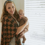 Mocha Zipper Romper | Milk & Baby