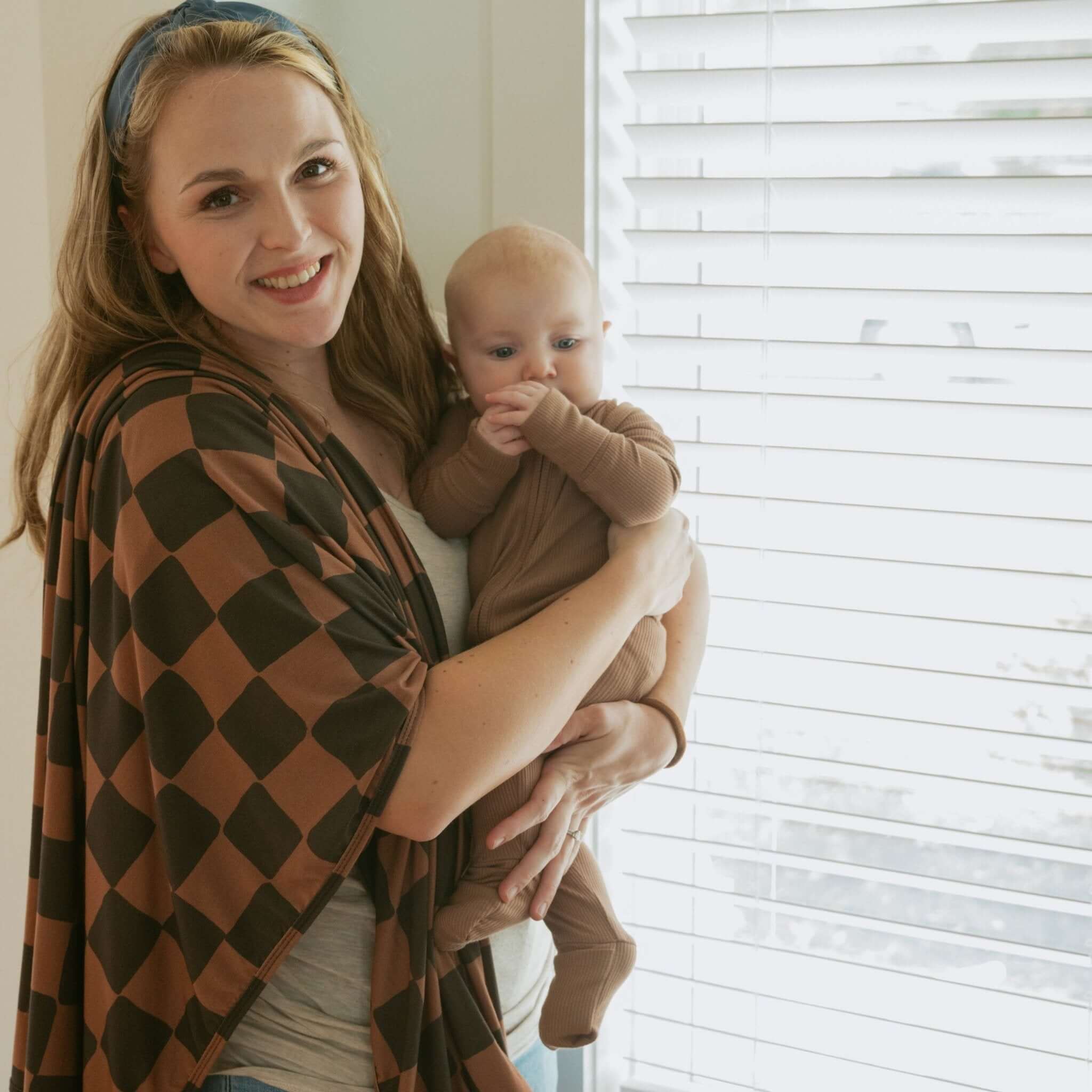 Mocha Zipper Romper | Milk & Baby