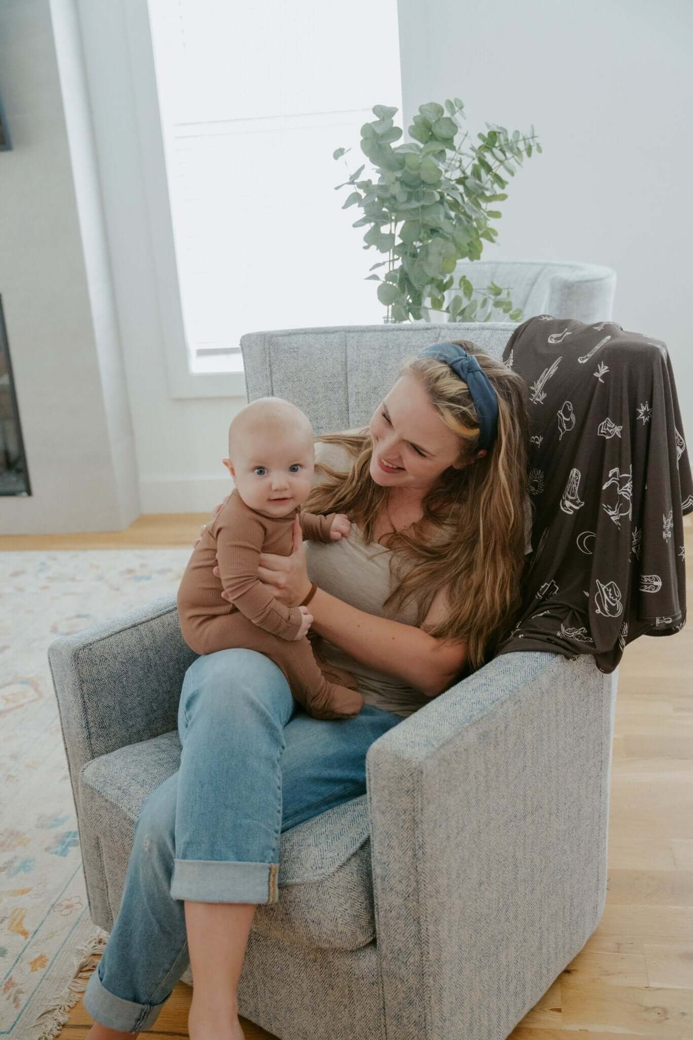 Mocha Zipper Romper | Milk & Baby