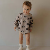 Monster Truck | Sweatshirt Romper