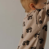 Monster Truck | Sweatshirt Romper