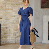 Montie Flutter Sleeve Maxi Dress | Milk & Baby