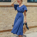 Montie Flutter Sleeve Maxi Dress | Milk & Baby