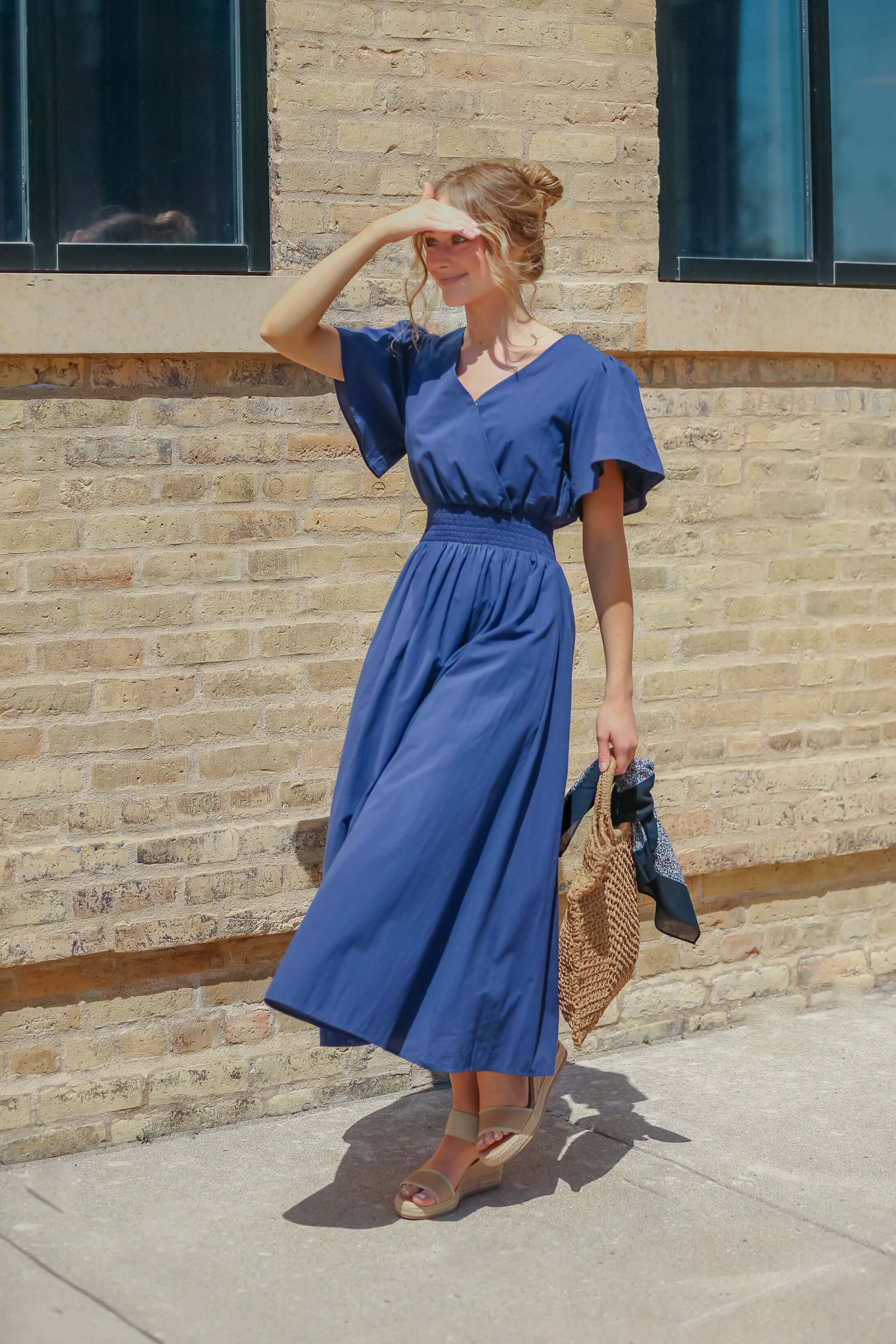 Montie Flutter Sleeve Maxi Dress | Milk & Baby