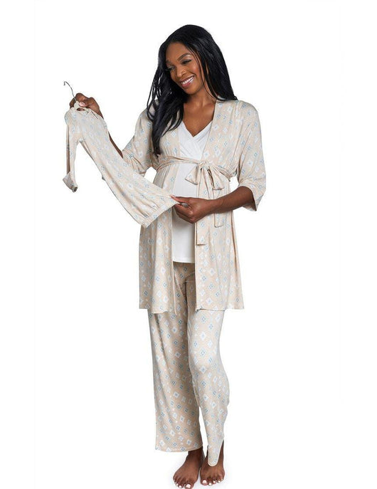 Mosaic Analise Mommy Pajamas & Baby Set - Milk & Baby 