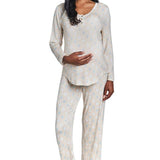 Mosaic Laina Maternity & Nursing Pajamas - Milk & Baby 