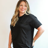 Relaxed Fit Zip Breastfeeding Tee