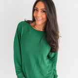 Free Flowing Lightweight Long Sleeve Nursing Top