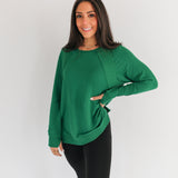 Free Flowing Lightweight Long Sleeve Nursing Top