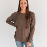 Free Flowing Lightweight Long Sleeve Nursing Top