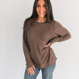 Free Flowing Lightweight Long Sleeve Nursing Top