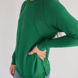 Free Flowing Lightweight Long Sleeve Nursing Top