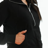 Oversized Three Zip Breastfeeding Sweatshirt | Milk & Baby