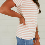 V-Neck Full Zip Breastfeeding Tee | Milk & Baby