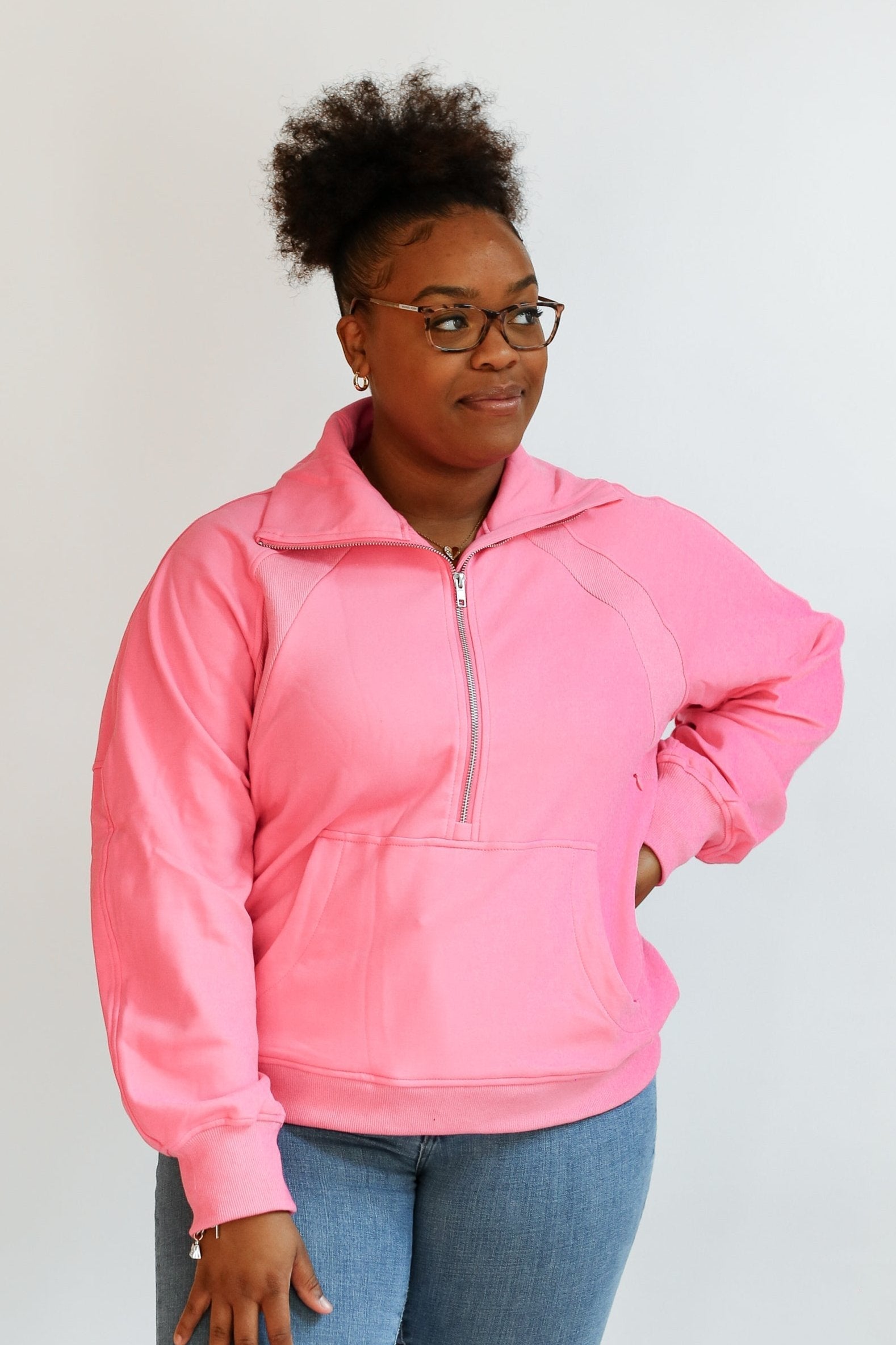 Oversized Three Zip Breastfeeding Sweatshirt | Milk & Baby