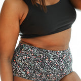 Moderate Coverage High Waist Bikini Bottoms | Milk & Baby