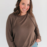 Free Flowing Lightweight Long Sleeve Nursing Top