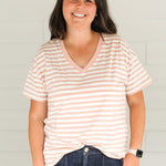V-Neck Full Zip Breastfeeding Tee | Milk & Baby