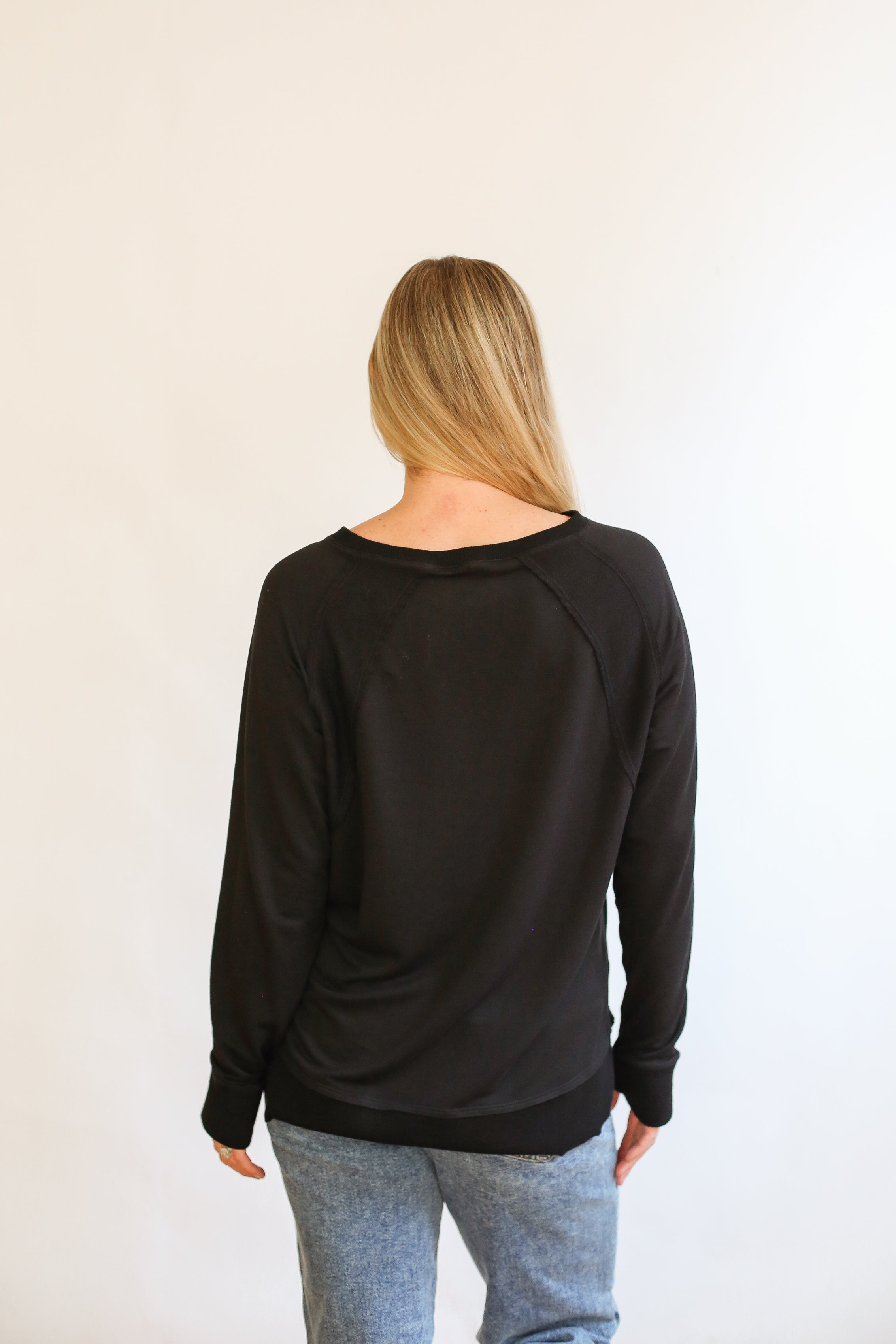 Free Flowing Long Sleeve Nursing Top | Milk & Baby