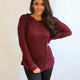 Free Flowing Long Sleeve Nursing Top | Milk & Baby