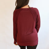 Free Flowing Long Sleeve Nursing Top | Milk & Baby