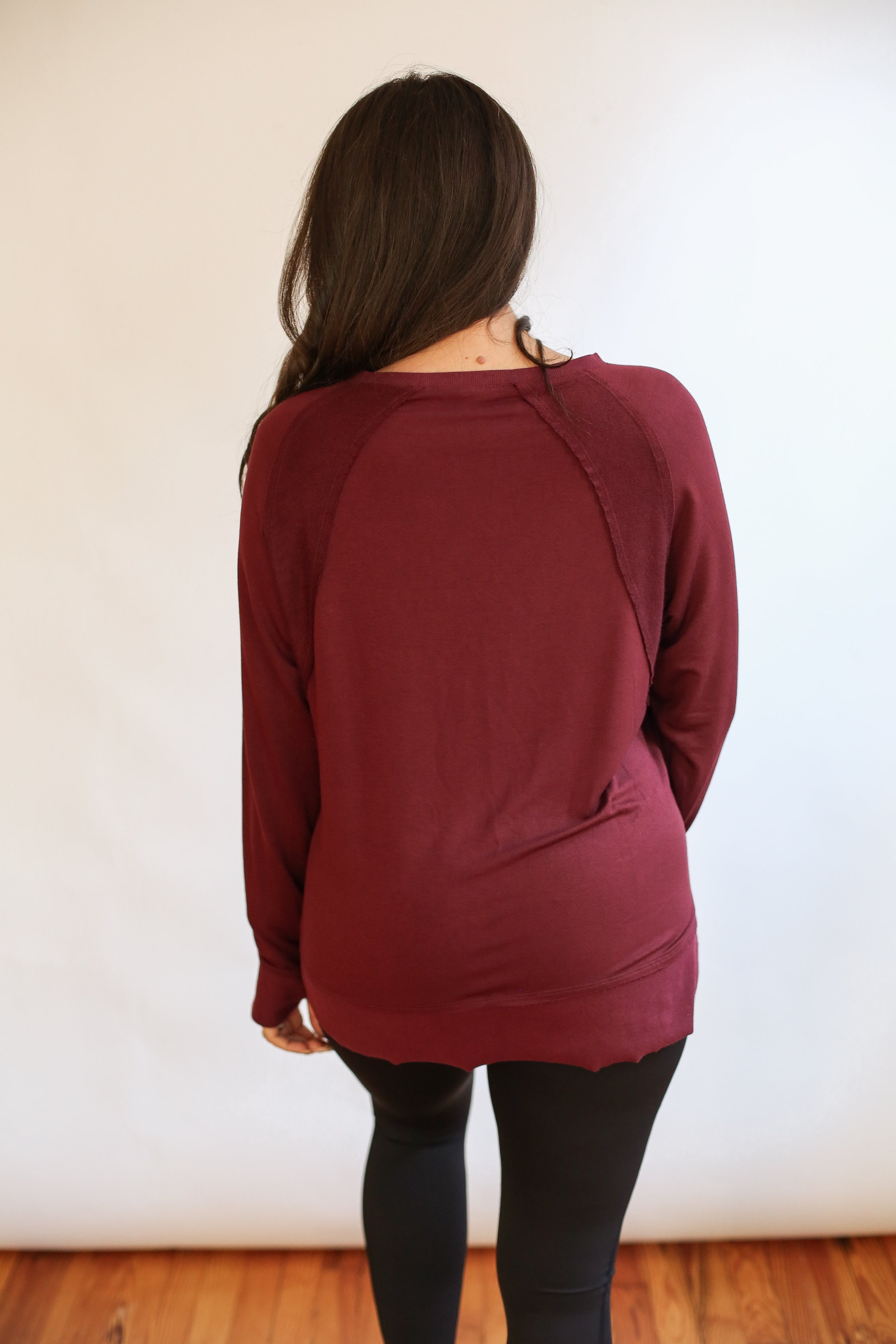 Free Flowing Long Sleeve Nursing Top | Milk & Baby