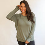 Free Flowing Long Sleeve Nursing Top | Milk & Baby
