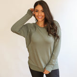 Free Flowing Long Sleeve Nursing Top | Milk & Baby