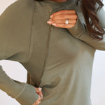 Free Flowing Long Sleeve Nursing Top | Milk & Baby
