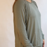 Free Flowing Long Sleeve Nursing Top | Milk & Baby